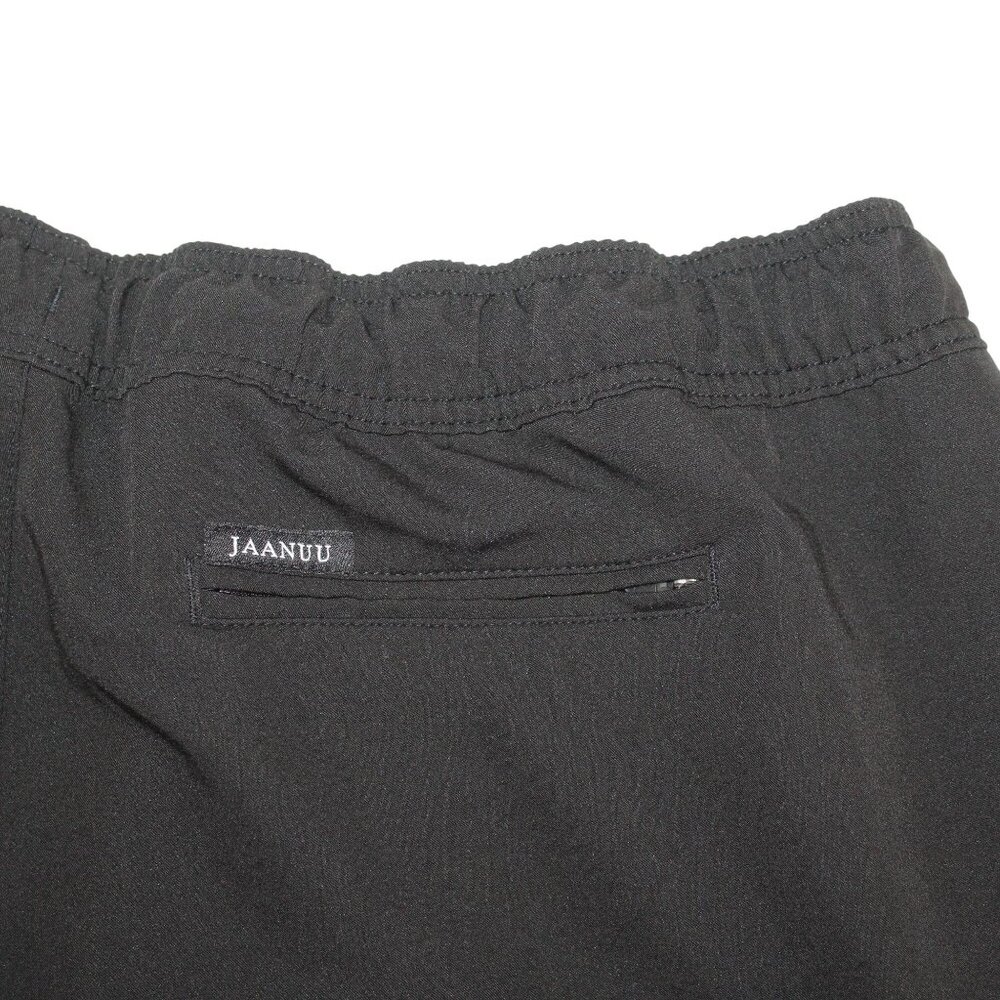 Jaanu Womens 3XL 5 Pocket Jogger Scrub Pants Black Elastic Drawstring Medical - Picture 9 of 15